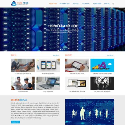 Theme wordpress trung tâm dữ liệu